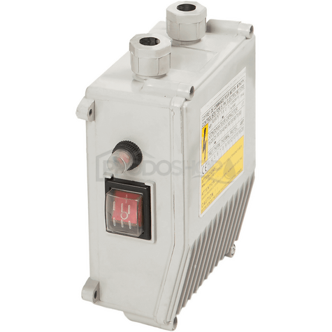 Cutia condensatorului de control 1,1 kW. Condensator de 40 µF. Siguranta 12A